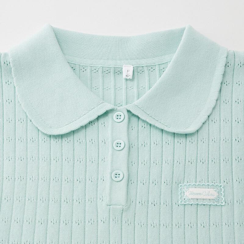 IEF Women's 2026 Summer Flutter Sleeve Knit Top