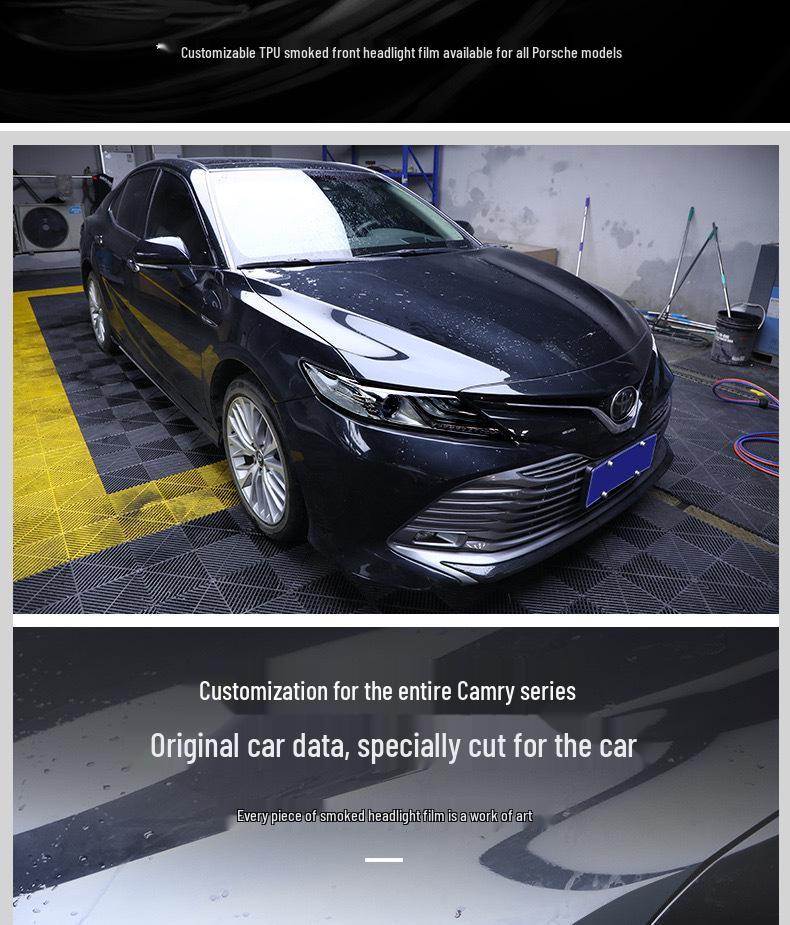 Toyota Corolla CROSS (21-26) Дымопрозрачная пленка для фар - ТПУ