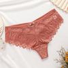 Трусики, женское нижнее белье, женское кружевное нижнее белье, сексуальные трусы с низкой талией, ажурные трусы-стринги, однотонное удобное женское белье