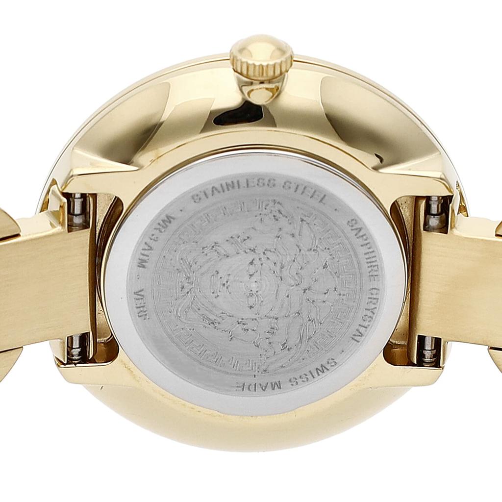 Watch Medusa Stud Icon Medusa Gold Dial Stainless Steel Sapphire Glass Quartz 28MM Swiss Watch VERF01419 [Versace] Women's [Item]