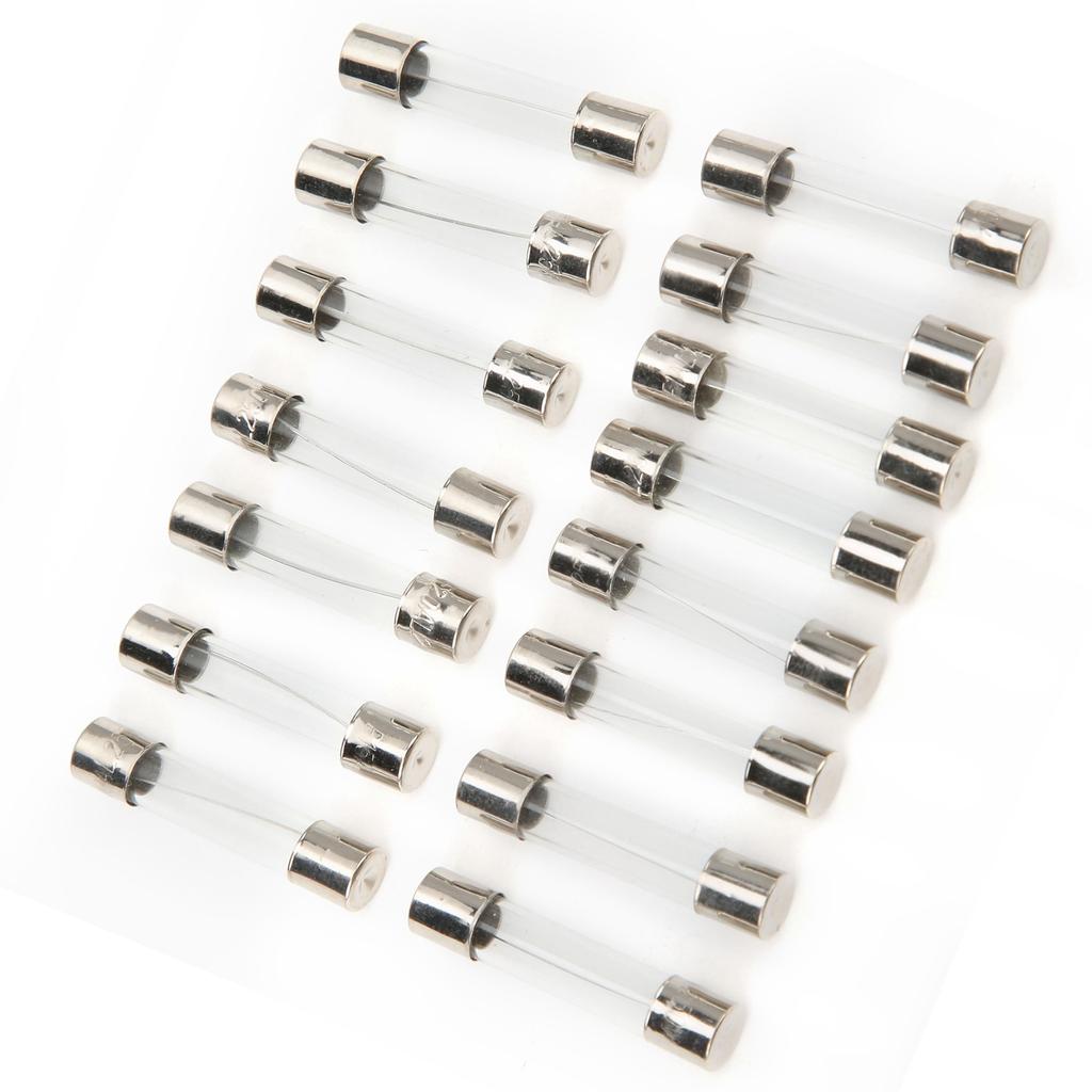 150Pcs Glass Fuse Protection Circuit Easily Use Tidy Specification Fast Fuse with Plastic Box