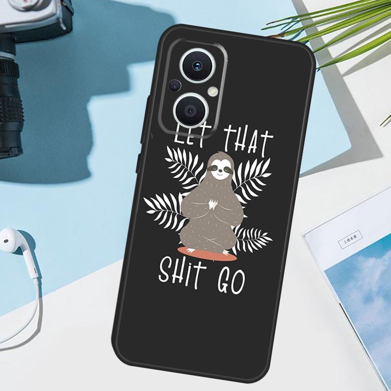 Cute Lovely Cozy Sloth Animal Cover For OPPO Reno 7 8 Lite 10 12 13 14 Pro 11 F 12F 13F 14F OPPO Find X8 X5 X6 X9 Pro Case