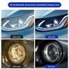 Car Headlight Restoration Kit Headlight Polishing Restoration Tool Anti-Scratch Cleaning Care Detailing Automotive Headlamp Y2H8