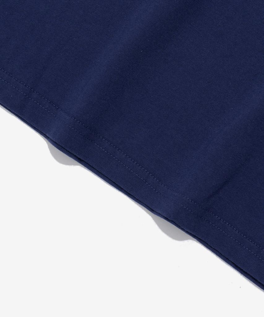 TAILOR STUDIO Коллекция с логотипом колледжа Футболка с коротким рукавом (военно-морской флот)