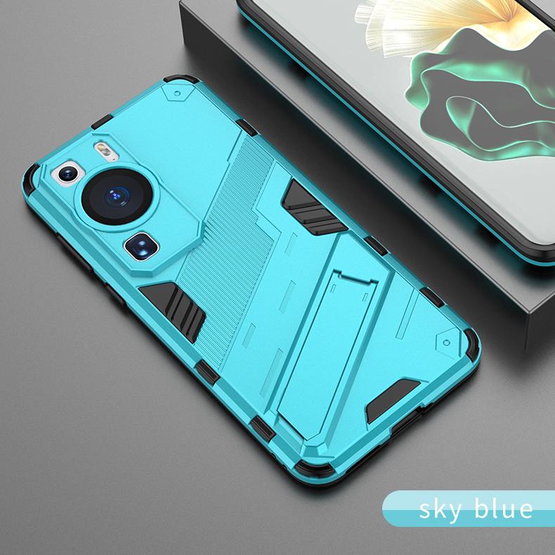 Fundas For Huawei P60 Pro Case Shockproof Armor Holder Bumper Back Coque for Honor 90 Lite Honer90 Light 90Lite Phone Cover
