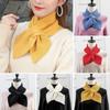Warm Cross Scarf Windproof Sweater Bowtie Winter Turtleneck  Women