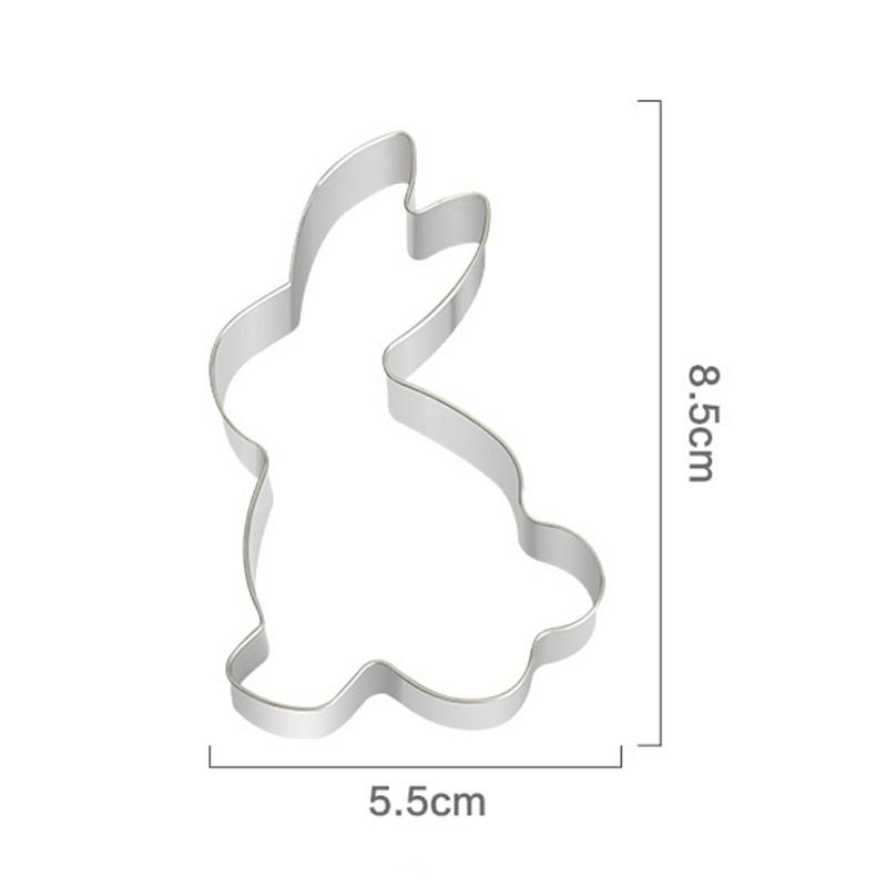 4 шт. 3D кролик куриные яйца Нержавеющая сталь форма для печенья Пасхальный торт украшения Кухня DIY инструменты для выпечки