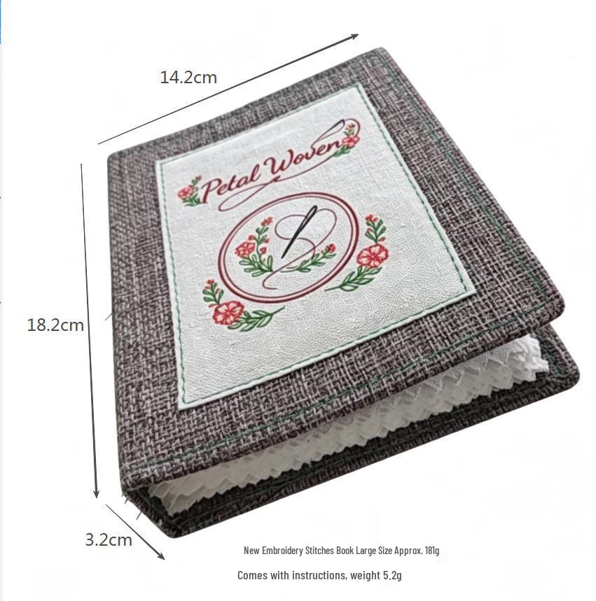 Portable Needle and Thread Set for Home Sewing and Mending – Includes Stitching Method Book and Case