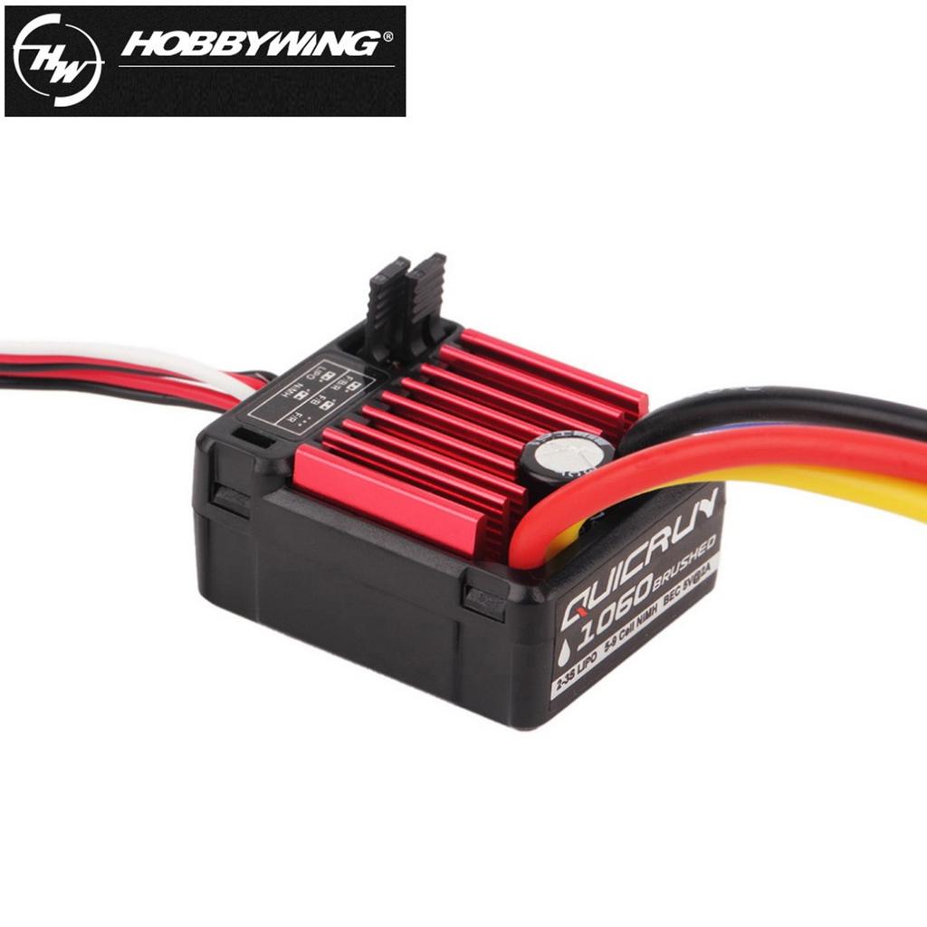 HobbyWing QuicRun 1060 60A Brushed Electronic Speed Controller ESC for 1/10 RC Car