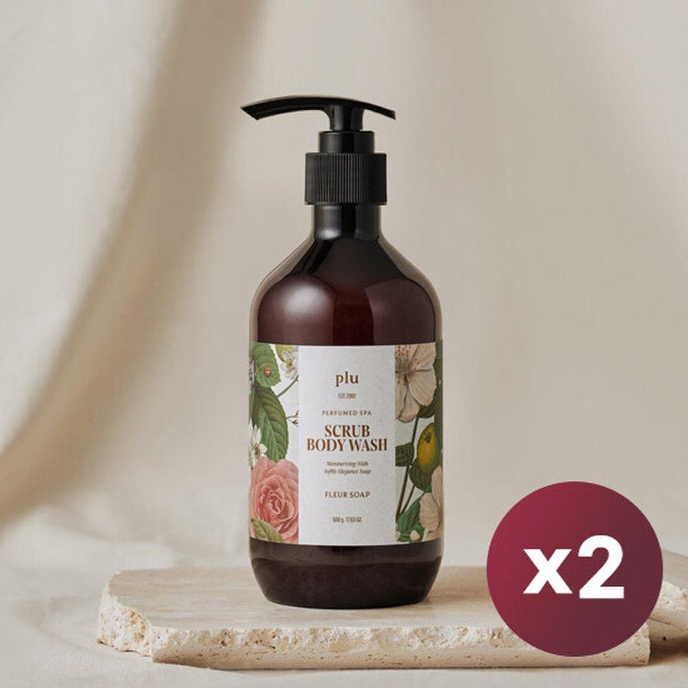 Plu Парфюмированный скраб для тела 500 г 1+1 (Выберите тип)