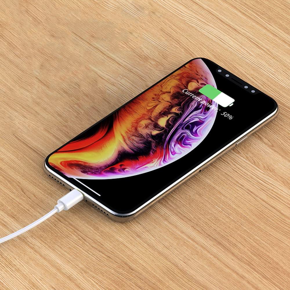 Kabel 1M Szybki Przewód Usb Usb-A Do Lightning Do Apple Biały