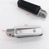 Aluminum Motorcycle Pedals Black Motorbike Foot Pegs  Motorcycle Replacement Accessories