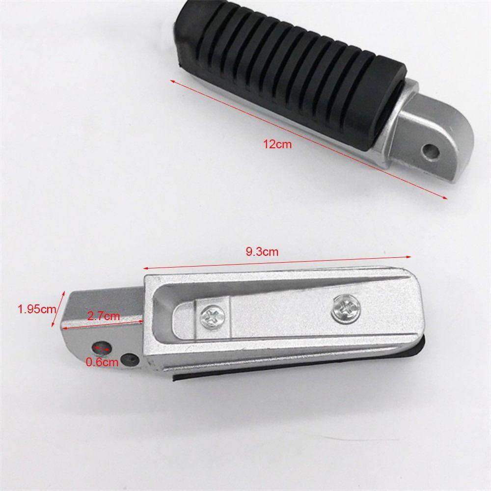 Aluminum Motorcycle Pedals Black Motorbike Foot Pegs Motorcycle Replacement Accessories
