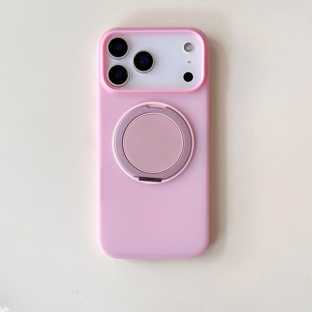 Подставка-держатель Macaron Color Jelly 360 для чехла MagSafe для iPhone 17 16 15 14 13 Pro Max Air, противоударный силиконовый чехол.
