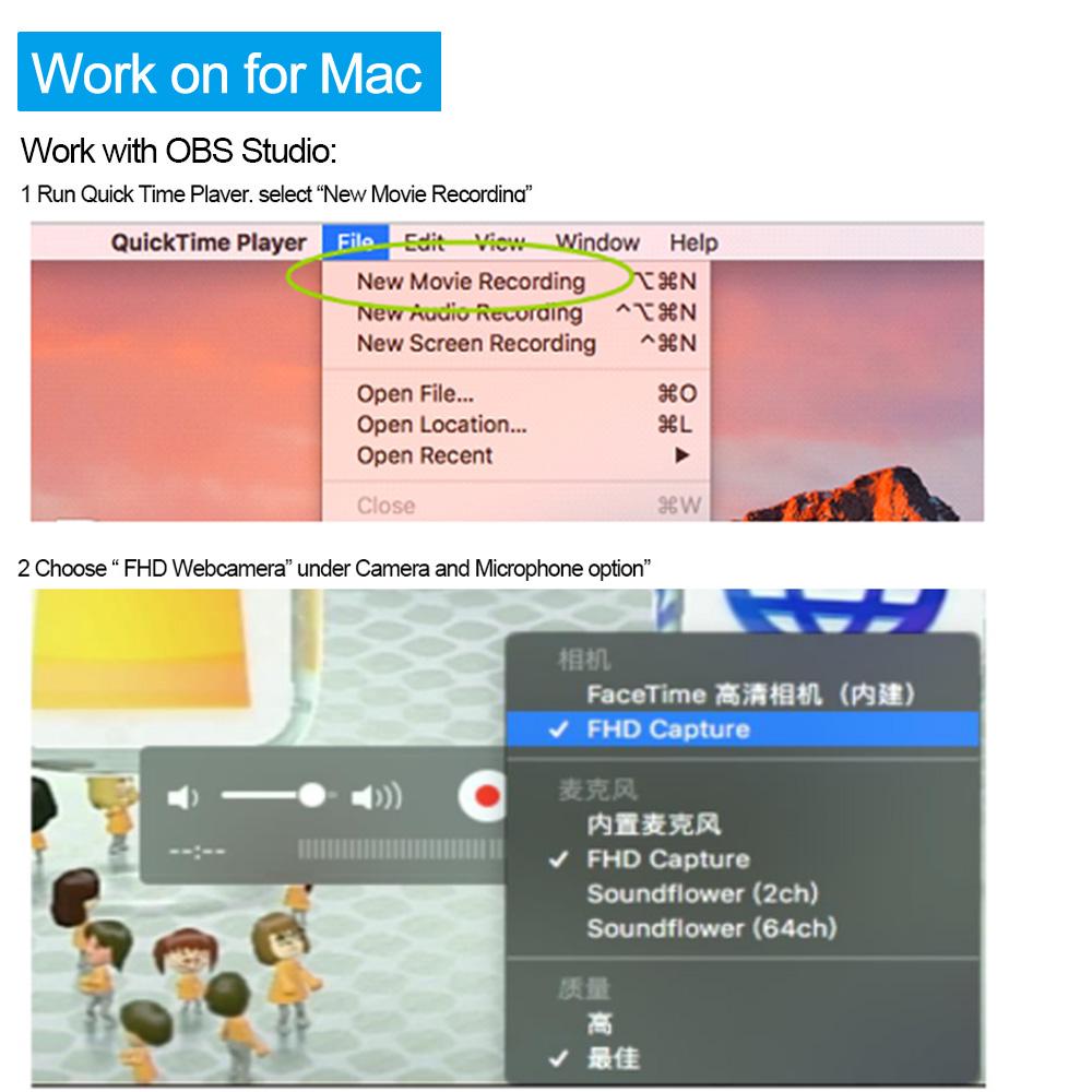 Ezcap265 USB 3.0 HD Capture Card Video Game Recorder 1080P Live Sreaming Converter Plug and Play