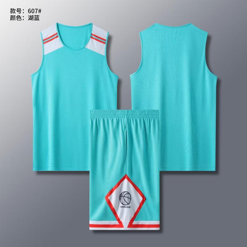 Basketball Jersey Set Kids Adults Training Match Sports Uniform