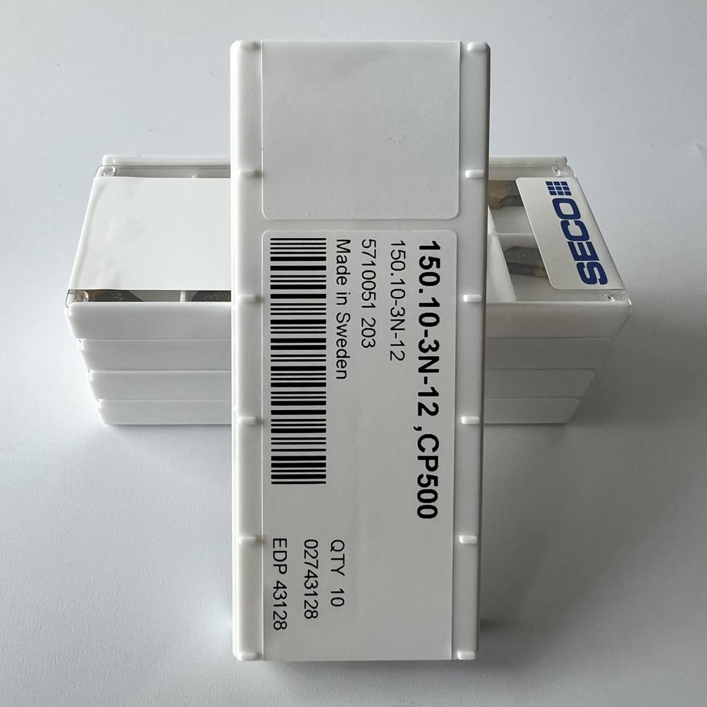 Seco / 150.10-3N-12,CP500 / Оригинальное подлинное лезвие из сплава CNC 10 шт.
