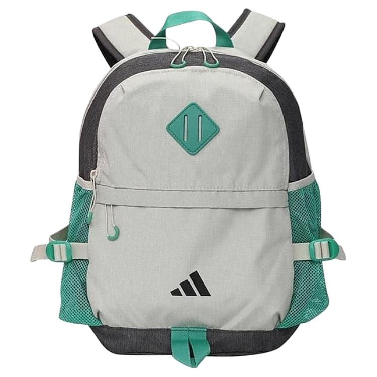 Adidas Fabric Backpack Kids' Gray & Green JL8430-