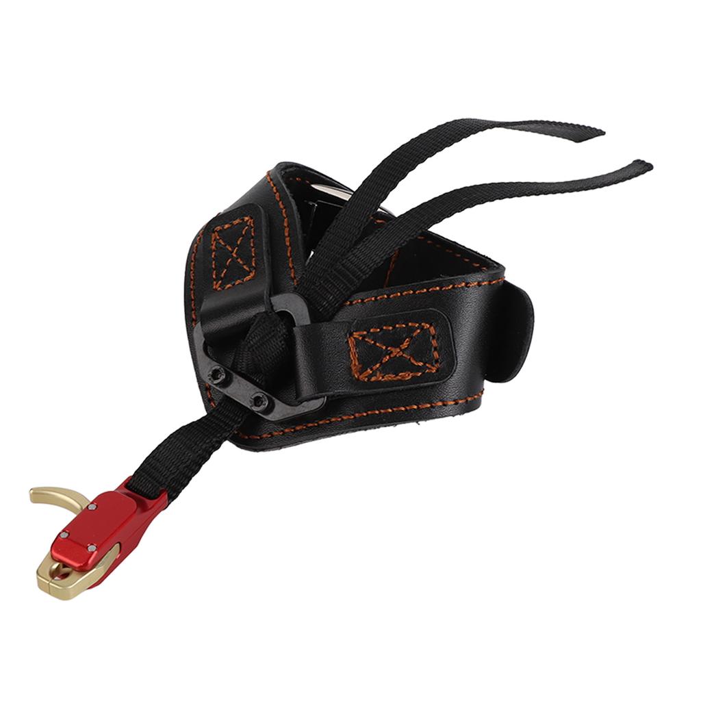 Регулируемый кистевой релиз для стрельбы из блочного лука, мягкий ремень, челюстной кистевой релиз, самозакрывающийся лук