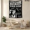 Name Custom CowboyBebop Wall Tapestry Aesthetic Wall Hanging Printed Fabric Blanket Decorative Tapestries for Bedroom Living Room Home Decor