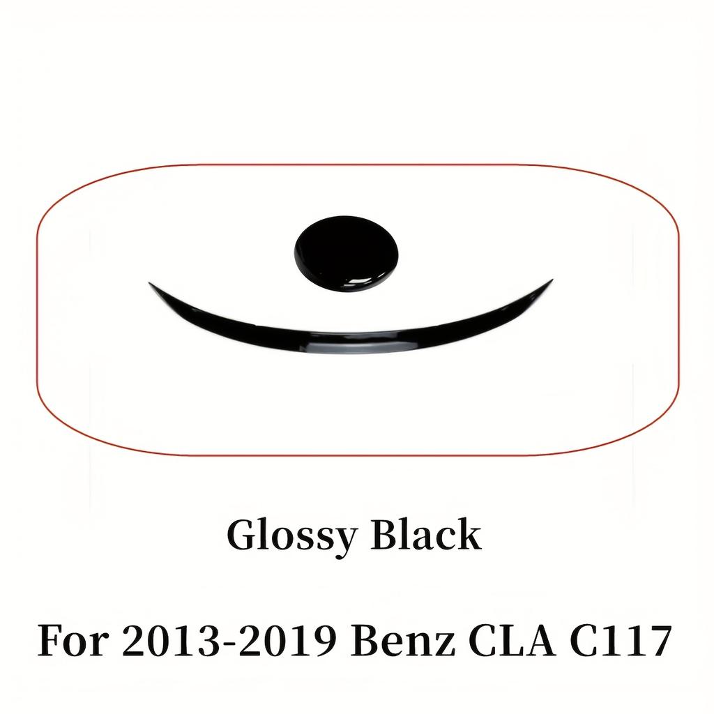 Заднее спойлер-крыло на багажник для Mercedes Benz CLA-Class C117 CLA180 CLA200 2013-2019 Глянцево-черное заднее спойлер-крыло на крышу