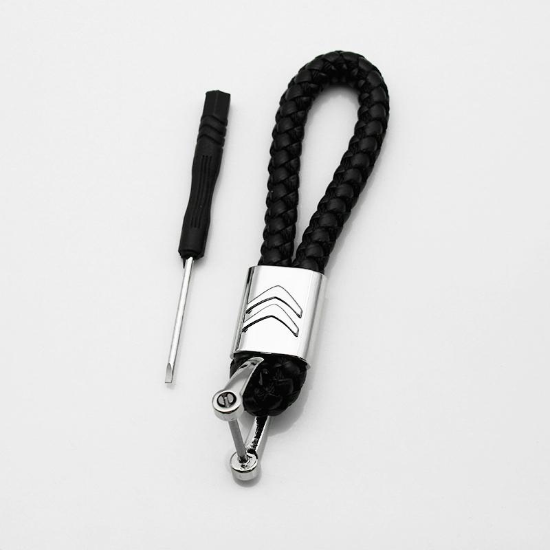 Metal Leather Citroen C1 C2 C3 C4 Saxo C4L C5 C6 VTS C-ELYSEE Picasso Cactus For Car Keychain Key Rings Key Holder Accessories