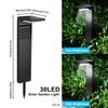Solar Powered Pathway Lights LED Garden Lights Outdoor Waterproof Pathway Landscape Lighting Decor Lawn Warm/White Light