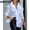 Women's Fashion Casual Long Sleeve POLO Neck Blouses & Shirts