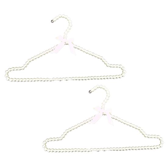 2 шт. вешалка для одежды с искусственным жемчугом и бантом, пластиковая витрина для магазина, вешалка для искусственного жемчуга, аксессуары для дома