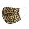 10 шт. трехслойная одноразовая пыленепроницаемая защитная маска с леопардовым принтом для взрослых