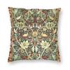 William Morris Vintage Floral Cushion Cover 40x40cm Velvet Modern Pillow Cases for Sofa Pillow Covers Decorative