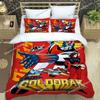 Мультяшные комплекты постельного белья GRENDIZER GOLDORAK Комплект с пододеяльником Комплект с одеялом Размеры King Queen Twin Double для мальчиков Постельное белье