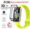 3 шт. защитная пленка для экрана Huawei Band 10 мягкая защитная пленка TPU для Huawei band 6 7 8 9 10 аксессуары для пленки