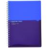 KOKUYO Блокнот на кольцах Заметка Цветной ярлык Двухцветный A5 Синий CT-C30B