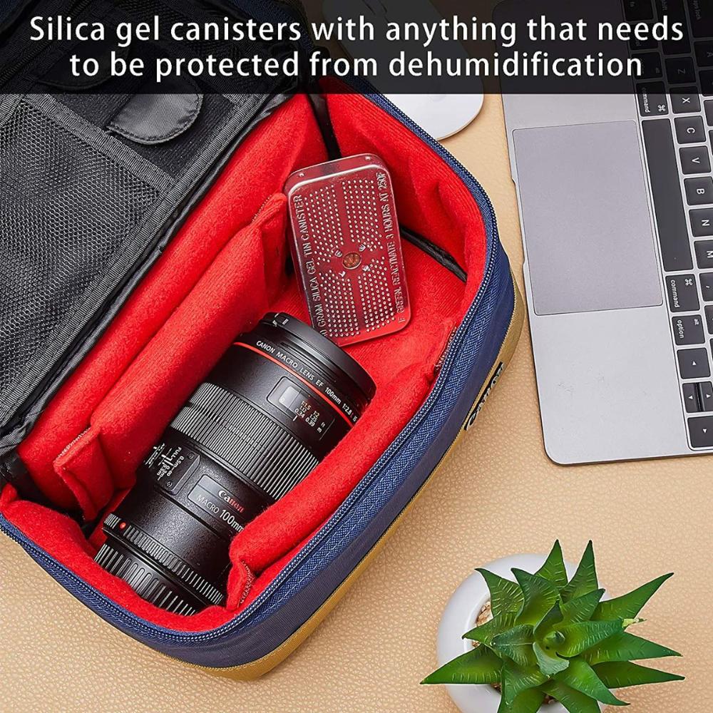 Closet Cabinet Reusable Absorbent Indicating Dry-Packs Dehumidifier Absorber Desiccant Canister