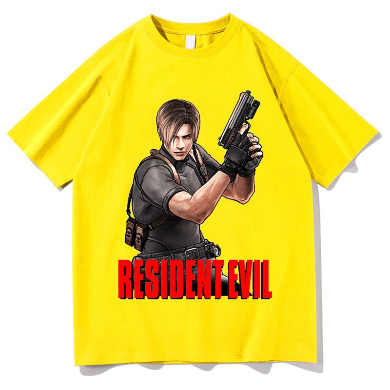 Leon Kennedy Tour 2026 Tshirts Summer Oneck Short Sleeve Female Tshirts Casual Loose Unisex Tees Top Print Pure Cotton Clothes