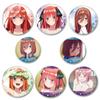 32/44/58mm Anime The Quintessential Quintuplets Brooch Pin Cartoon Figure Nakano Yotsuba/Nino Button Pin Cosplay Souvenir Fans Gift Badge
