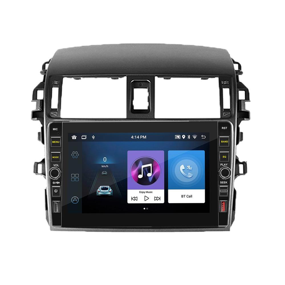 8 дюймов для Toyota Corolla E140 E150 2006-2013 с кнопочной ручкой Android автомобильный радиоприемник мультимедийный плеер навигация стерео GPS 2 Din Carplay 2 + 32 ГБ