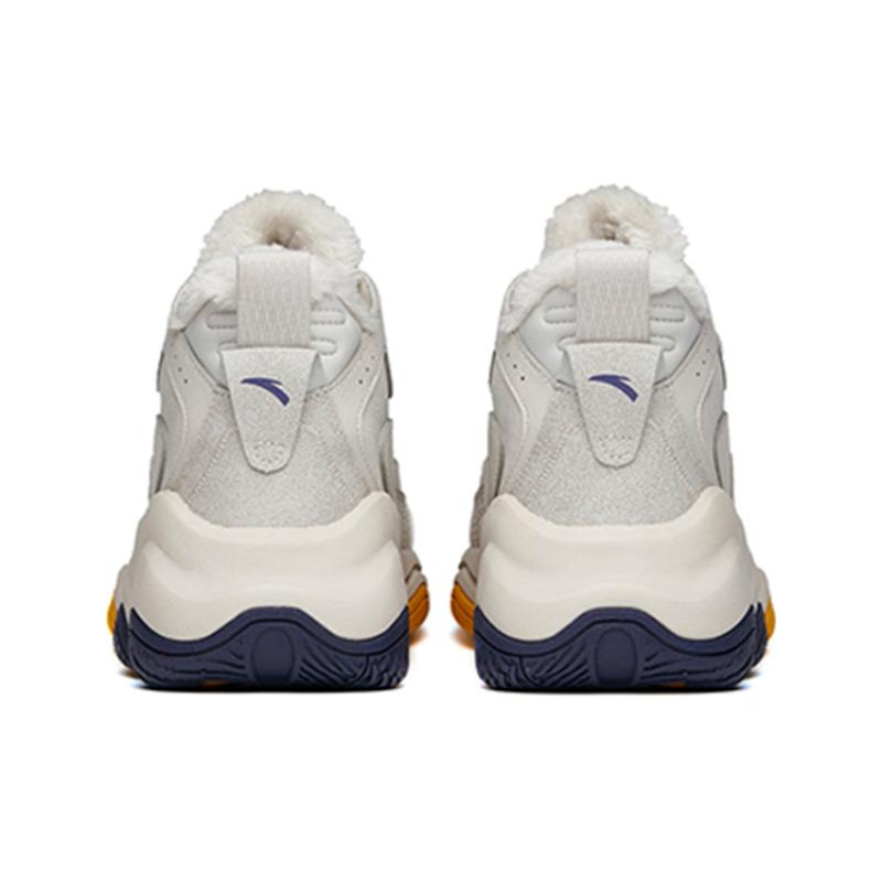 Anta Коллекция Life Нескользящие Износостойкие Легкие Теплые Высокие Повседневные Кроссовки Мужские Серые Желтые Фиолетовые 912148990-1