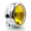 5.75 Inch Retro Motorcycle Headlights Modified Universal 12V High Low Beam Headlights Iron Shell Circular Motorcycle Headlights