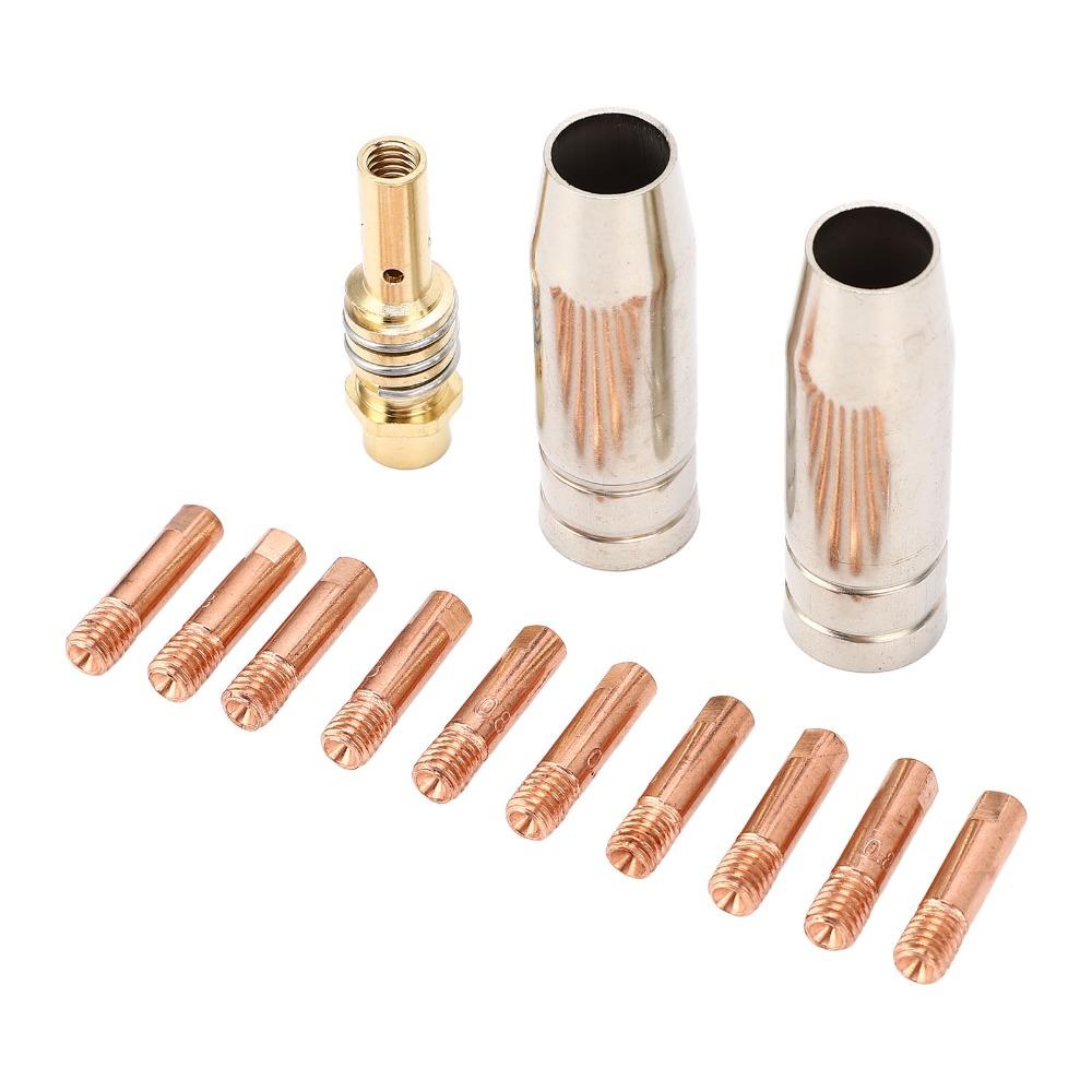 Gas Nozzle Included MIG Welding Nozzle Set Welding Torch Accessories Kit For Replacement