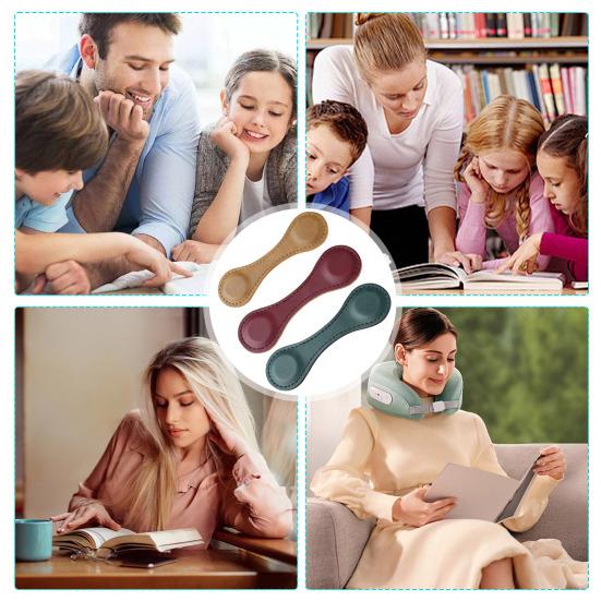 3 шт./компл. искусственная кожа закладка папка сильные магнитные книжные зажимы клипсы-маркеры страницы продуманный подарок