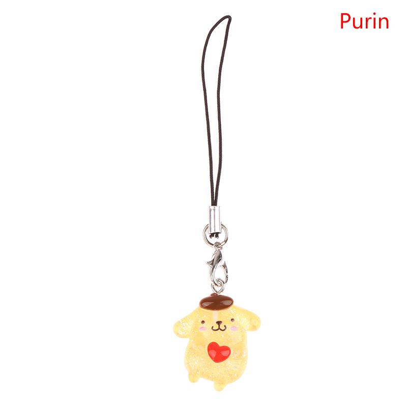 Подвеска для телефона Sanrio Melody Cinnamoroll Брелок-шнурок Kuromi Сумка-подвеска Hello Kitty Подвесное украшение на веревке