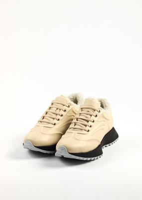 Кроссовки с мехом 721768 36 Молочный кожа