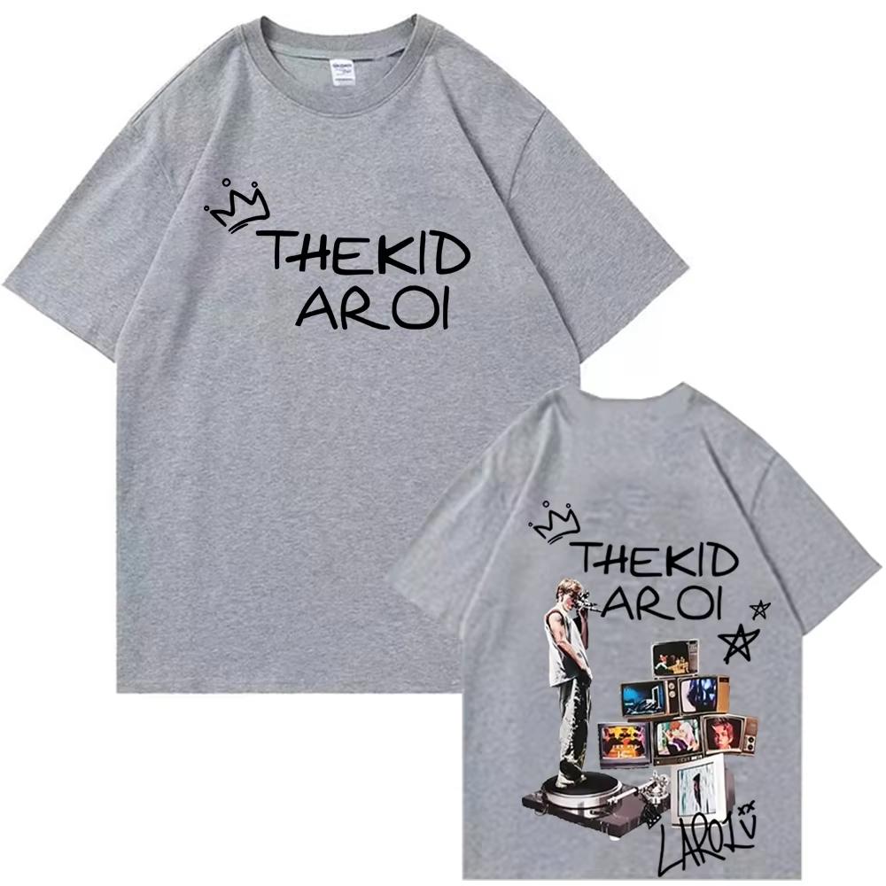 The Kid LAROI The First Time Tour 2026 T-shirt Man Woman Harajuku Short Sleeve O-neck Casual Shirt Gothic Cotton Oversized T-shirts