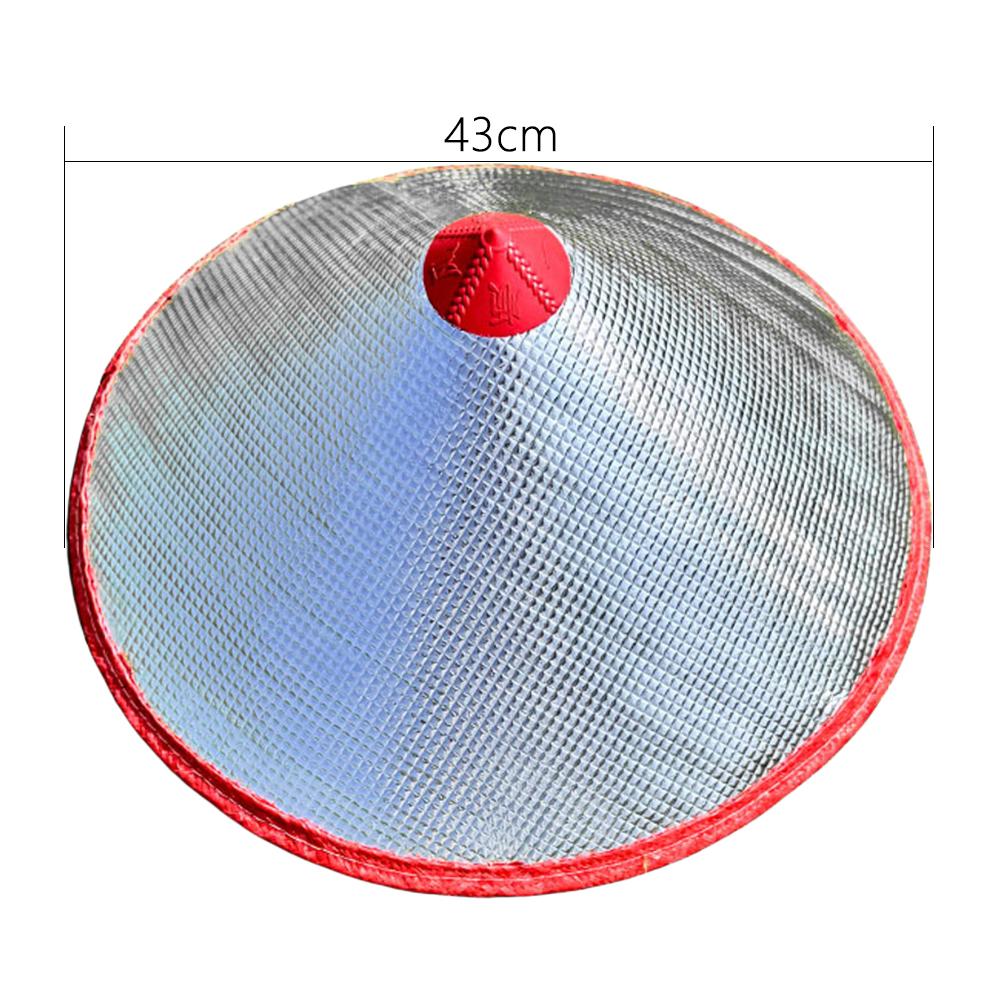Heat Insulation Bamboo Weave Hat Wide Brim Tea Picking Cap Outdoor Dry Farming Planting