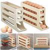 Автоматический ящик для хранения свежих яиц Rolling Eggs Rolling Rack Home Egg Container Компактный дозатор для яиц Rolling Eggs Большая емкость