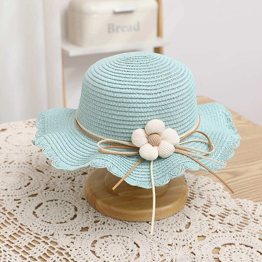 Шляпа от солнца с большими полями, дышащая пляжная кепка, детская соломенная кепка, сумка для детей и девочек