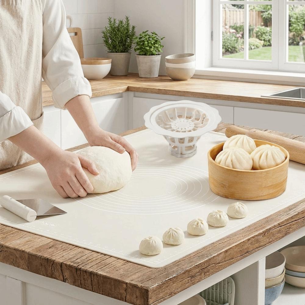 Flower Shaped Dumpling Mold Saving Labor Steamed Bun Mold Baozi Making Mould Fall Homemade