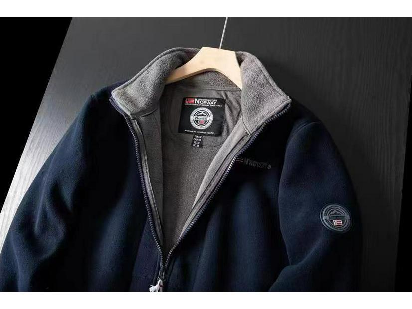 Готов к Норвегии: Куртка-флис большого размера на осень/зиму для защиты от холода на открытом воздухе